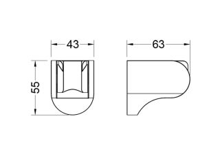 Шланговое подсоединение Aquatek AQ2405CR хром